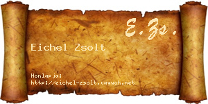 Eichel Zsolt névjegykártya